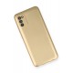 Newface Samsung Galaxy A02S Kılıf Premium Rubber Silikon - Gold