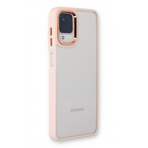 Newface Samsung Galaxy M22 Kılıf Dora Kapak - Pudra