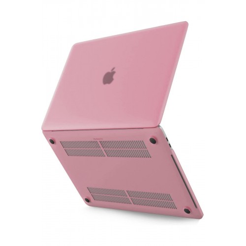 Newface Macbook Pro 13 2020 Macbook Buzlu Kapak - Pembe