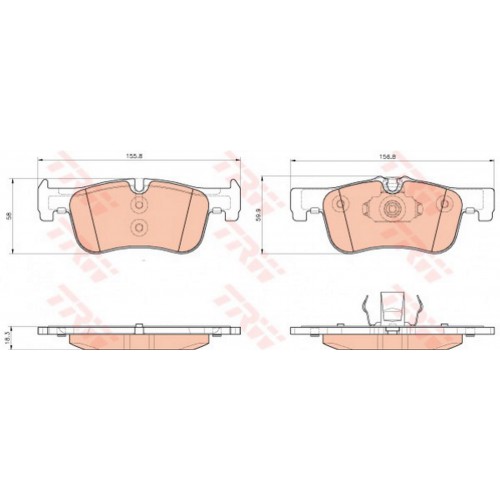 ÖN BALATA BMW F20 114İ 116İ 114D 116D 118D 10 F21 11 F22 218D04 218İ 15