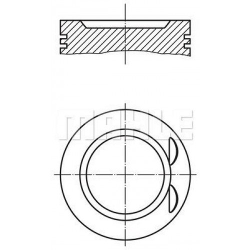 MOTOR PİSTON SEGMAN LGN-MGN-CLIO II 1.6 16V K4M 700-710-720 . 80.00 ÇAP 0.50