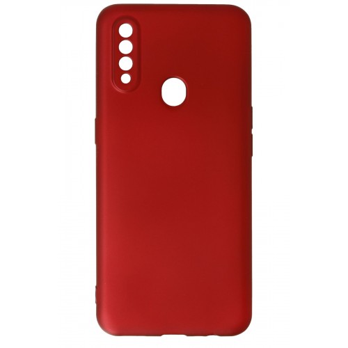 Newface Oppo A31 Kılıf Premium Rubber Silikon - Bordo