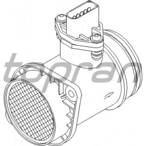 755 HAVA KÜTLE ÖLÇER DEBİMETRE CADDY 99-02 -PASSAT 96-05 -POLO CLASSIC 96-01 1.9 TDI